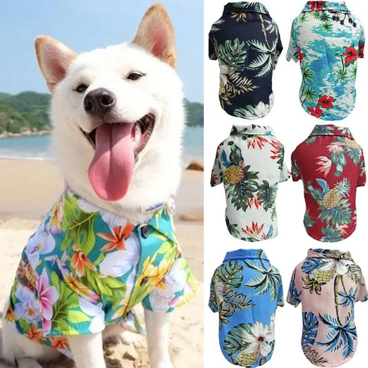 Hawaiian Style Doggo Shirt